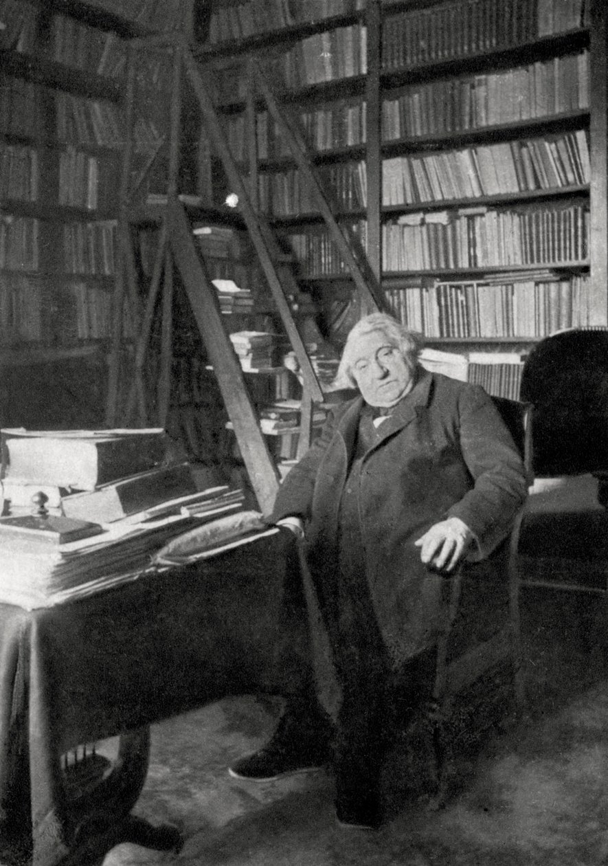 欧内斯特·雷南（Ernest Renan），法国哲学家和作家，1890年 作者 不明