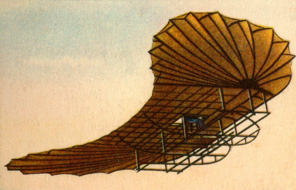 Etrichs Zanonia滑翔机，1906年。1932年。 作者 不明