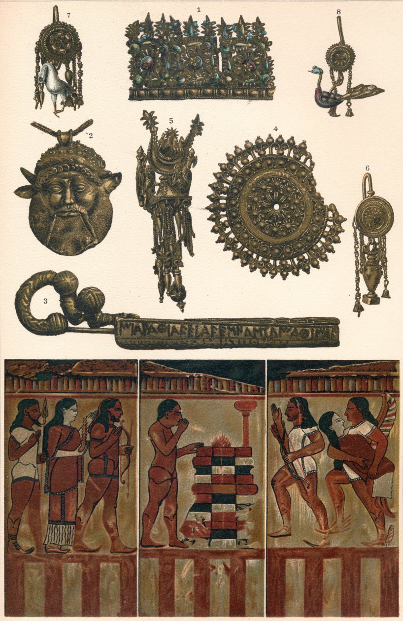 1902年，公元前500年，来自Clusium，Vulsinii，Vulci和Caere的伊特鲁里亚古物 作者 不明