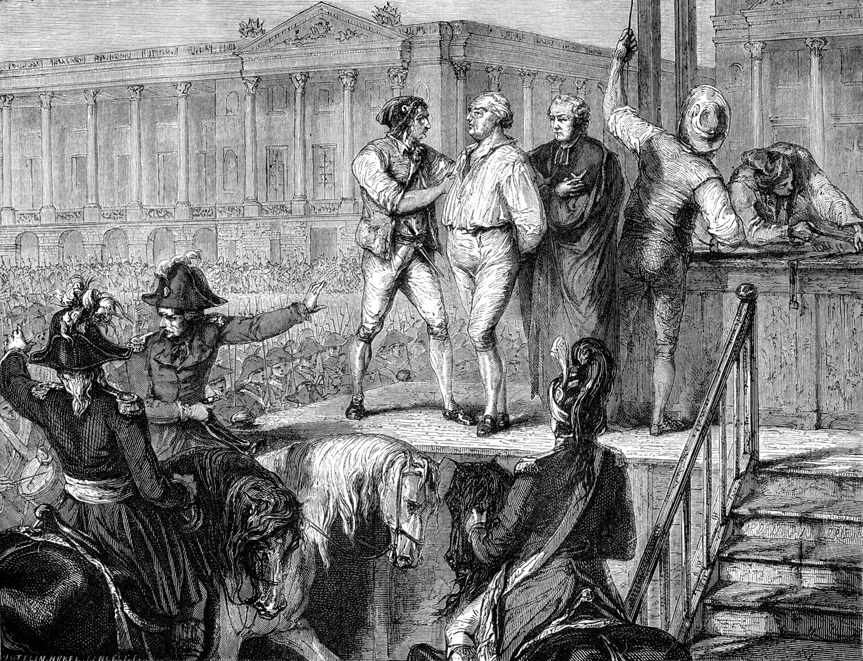 1793年1月21日，巴黎，法国路易十六的死刑执行时间1882-1884 作者 不明