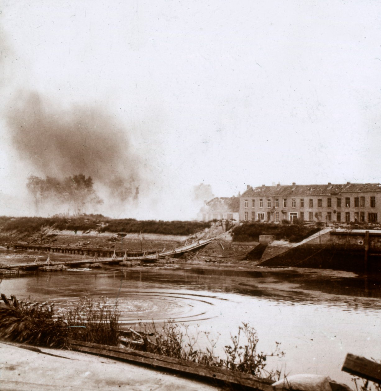爆炸，Nieuwpoort，法兰德斯，比利时，c1914-c1918 作者 不明