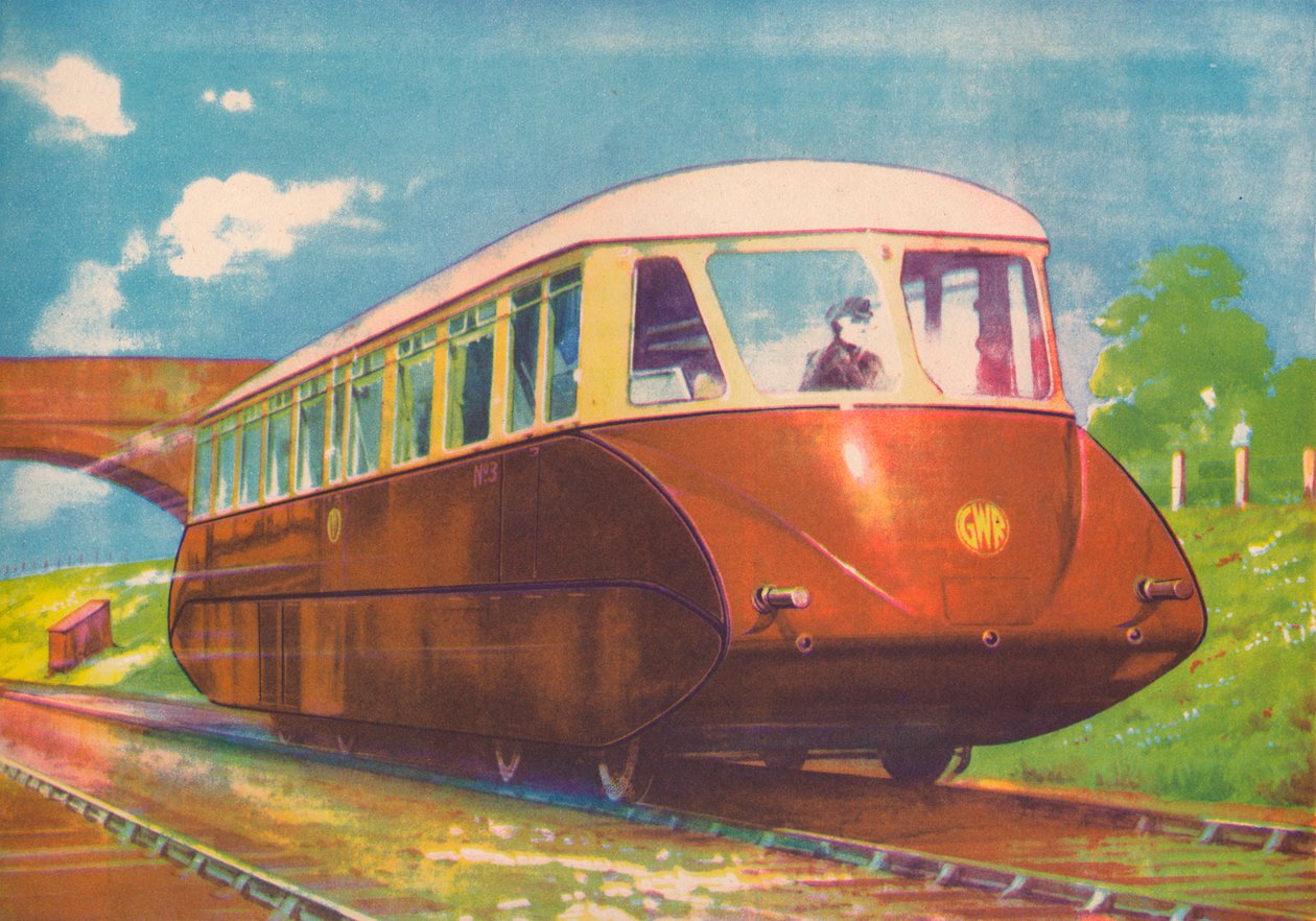 1940年，GWR高速柴油机轨道车 作者 不明