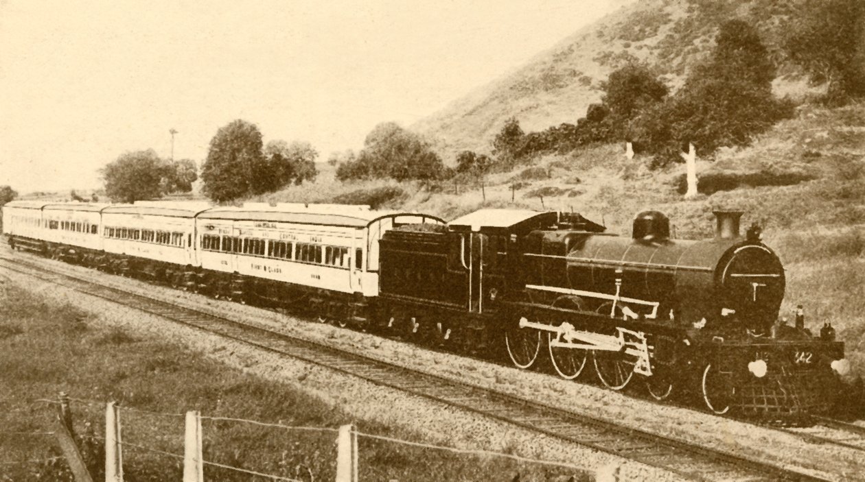 快车，孟买，巴罗达和印度中部铁路，1930年。 作者 不明