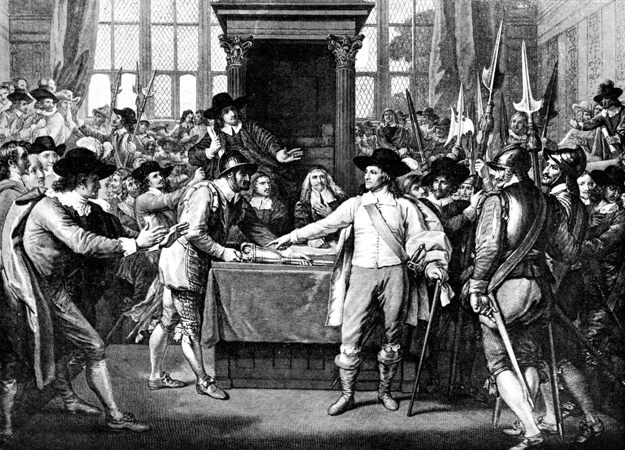 18世纪1653年，克伦威尔（Cromwell）驱逐议员 作者 不明