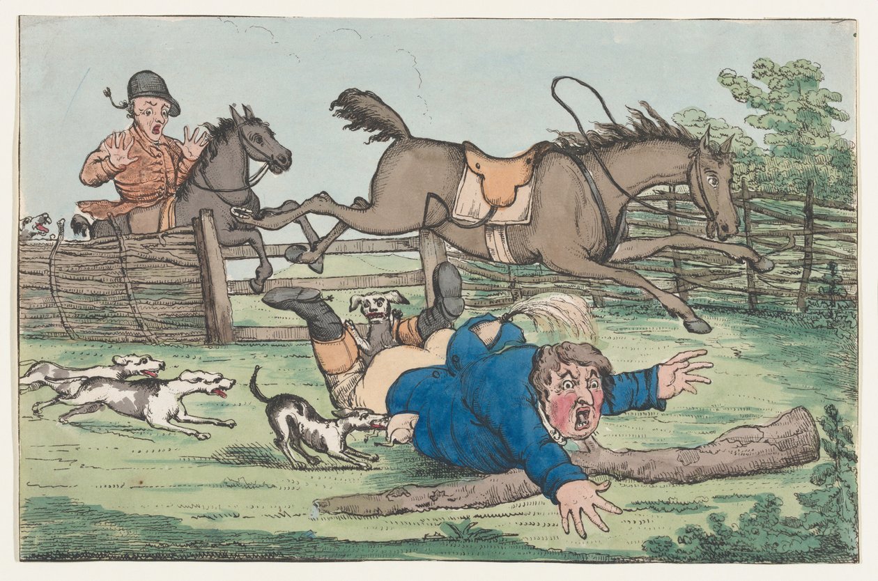 堕落的骑士，1780-1820。 作者 不明