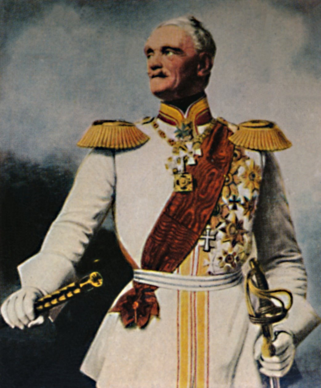 兰格尔元帅（1784-1877）。 -克鲁格神父绘画，1934年。 作者 不明