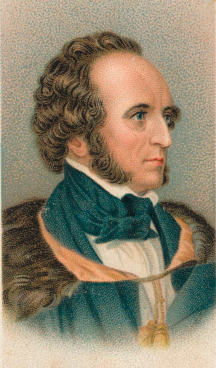 菲利克斯·门德尔松（Felix Mendelssohn）1809-1847年，德国作曲家，钢琴家，风琴家和指挥，1911年 作者 不明