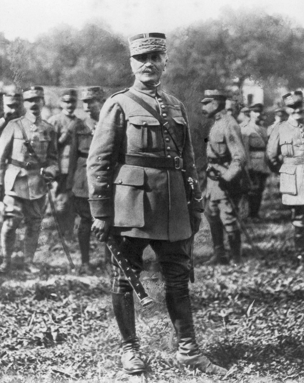 费迪南德·福och（Ferdinand Foch），法国将军和盟军最高司令，第一次世界大战，1918年 作者 不明
