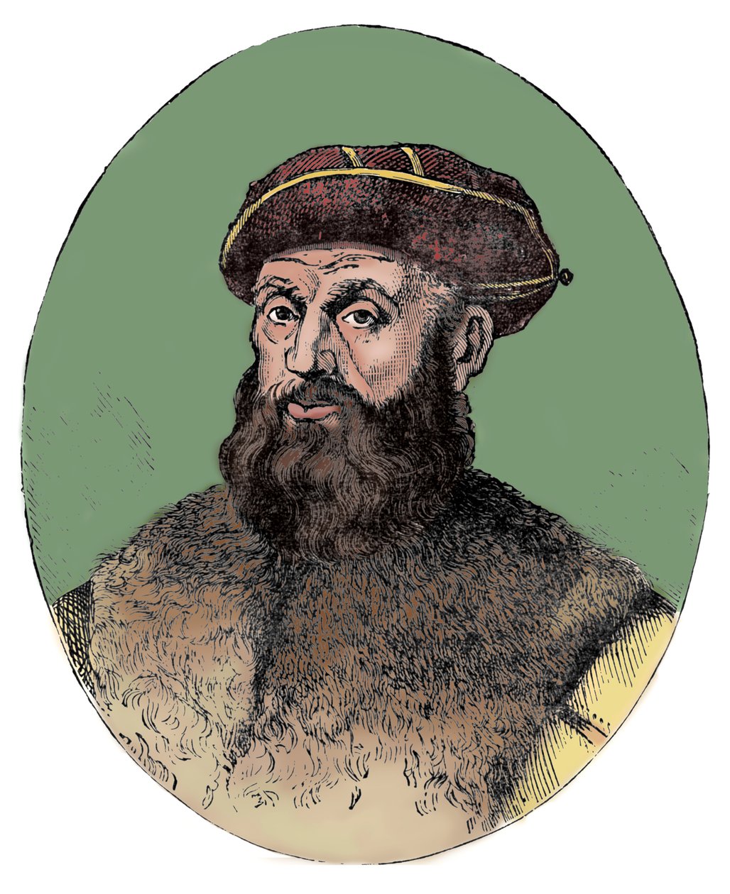 Ferdinand Magellan c1480-1521，葡萄牙探险家，1904年。 作者 不明