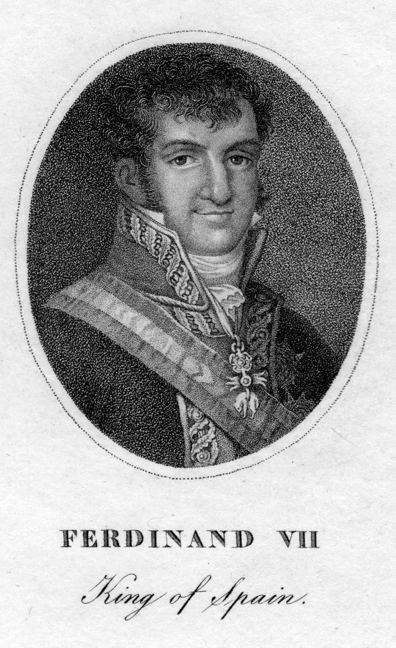 费迪南德七世（Ferdinand VII），西班牙国王，十九世纪 作者 不明