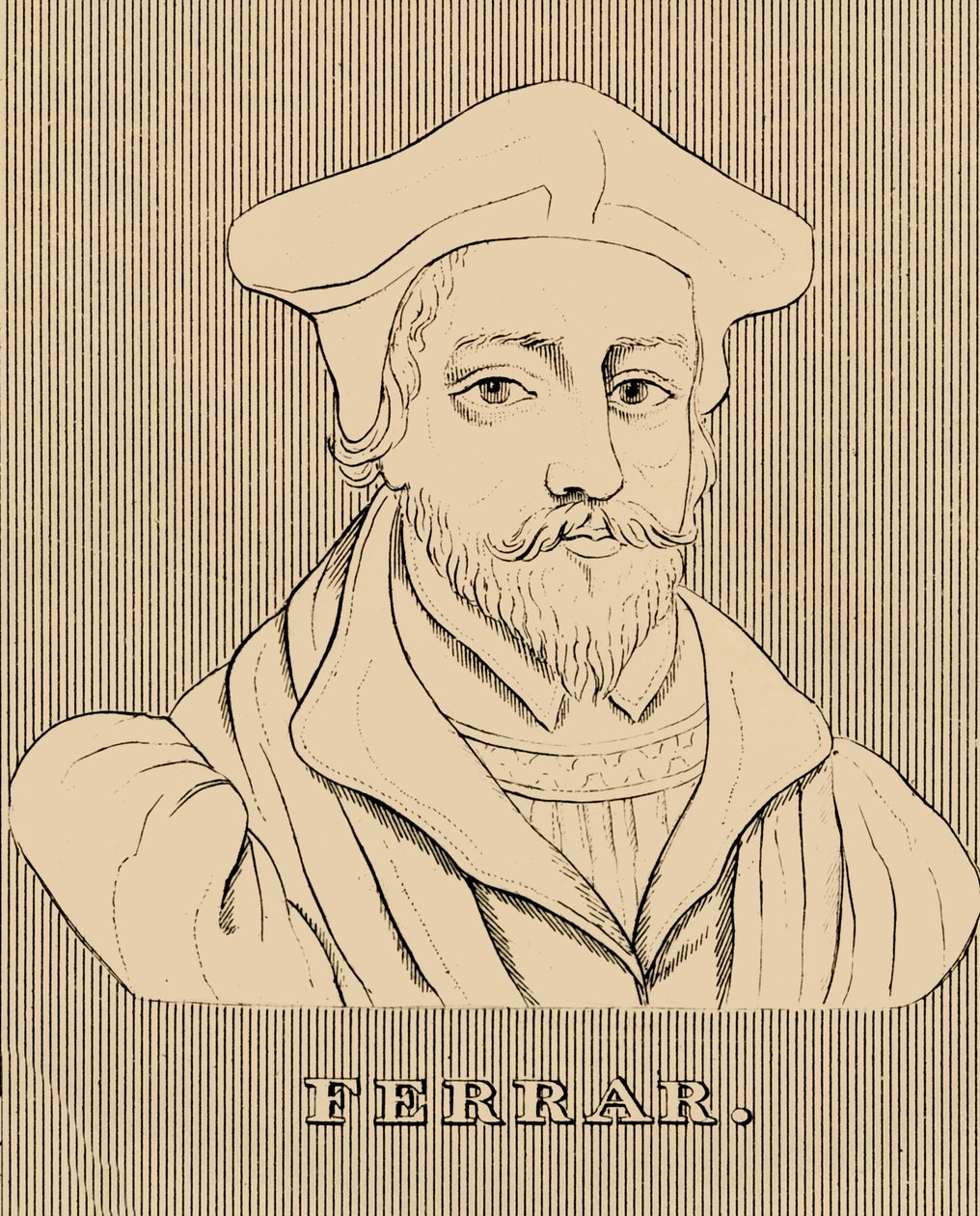 费拉尔（Ferrar）1555年去世，1830年。 作者 不明