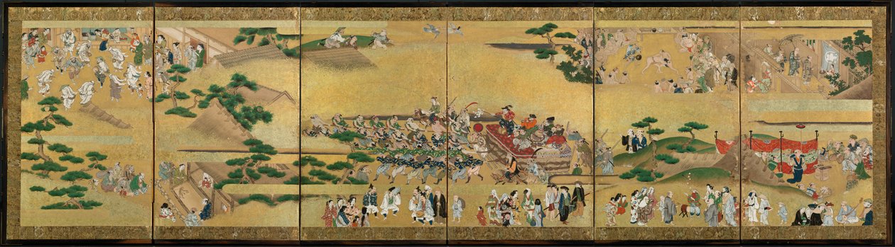 节日场面，1615-99年。 作者 不明