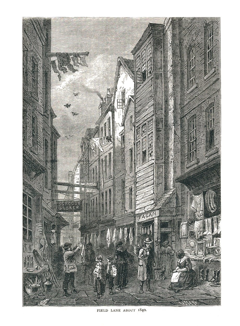 野战巷约1840年 作者 不明