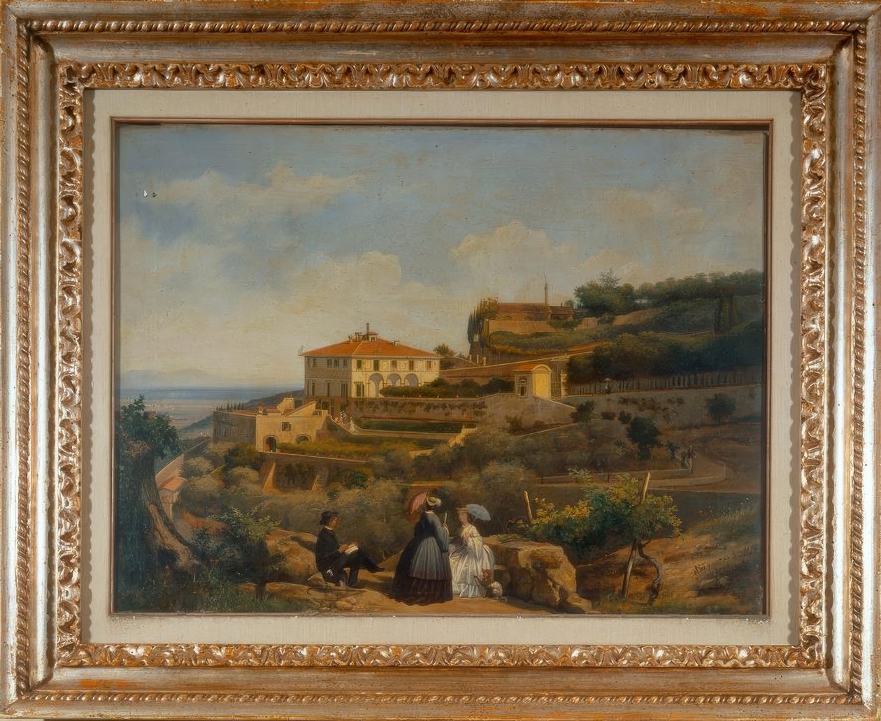 Fiesole，Villa Medici -宝石。 1869年 作者 不明