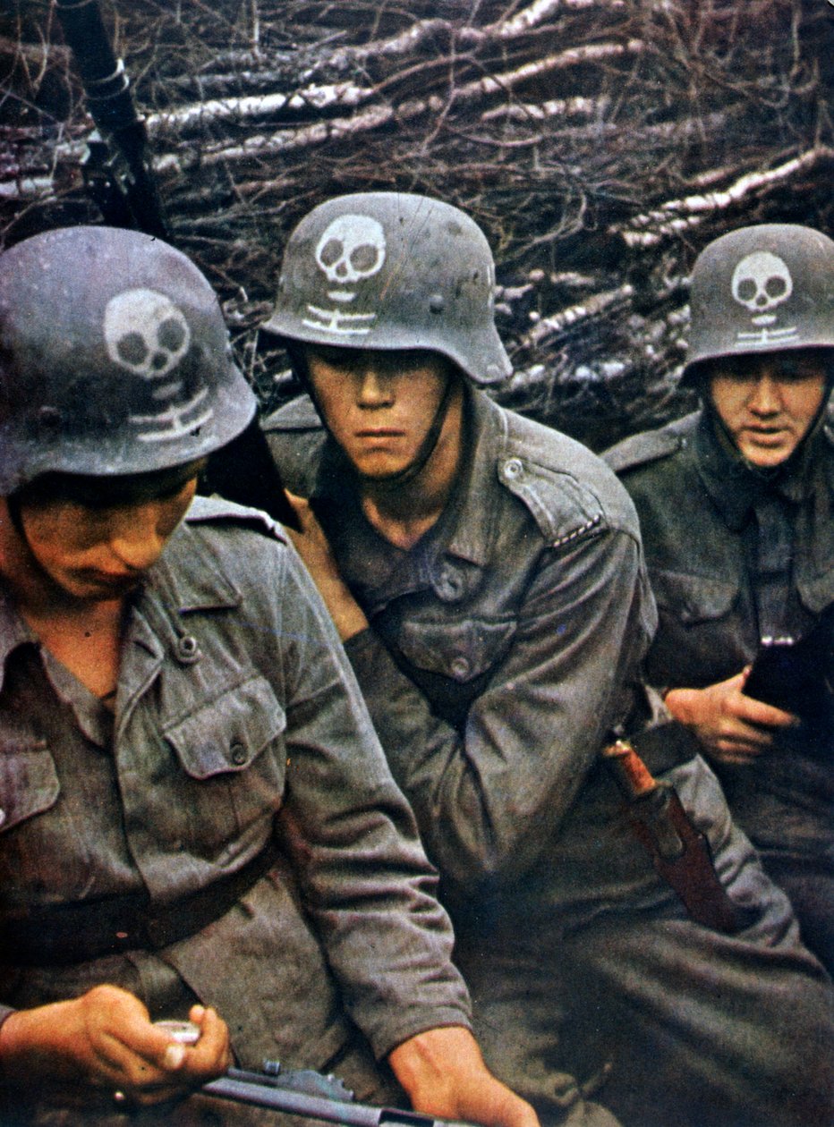 1943年，来自步兵团的芬兰士兵 作者 不明