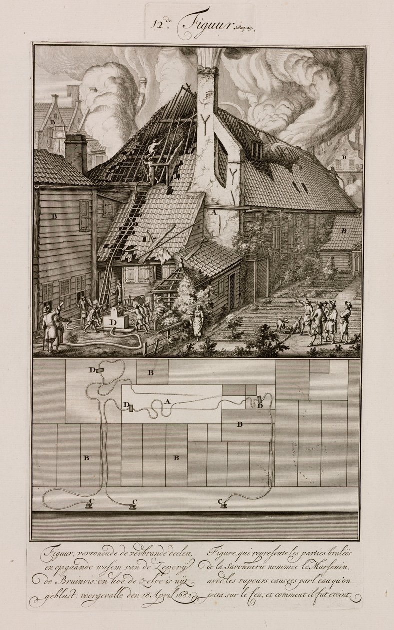 Fire at a soap factory, Amsterdam, Holland 作者 不明