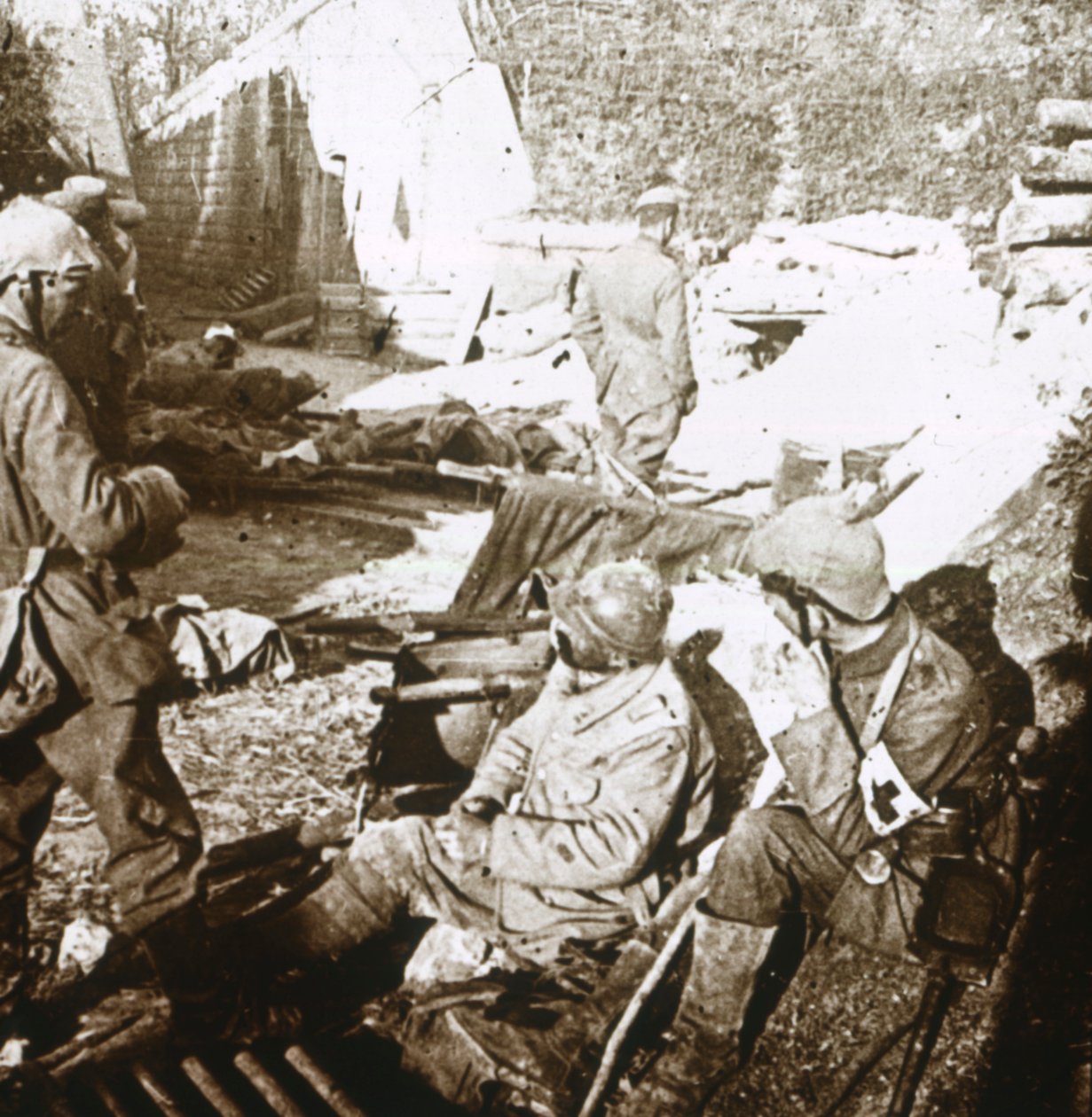 法国北部凡尔登的急救站，c1914-c1918 作者 不明