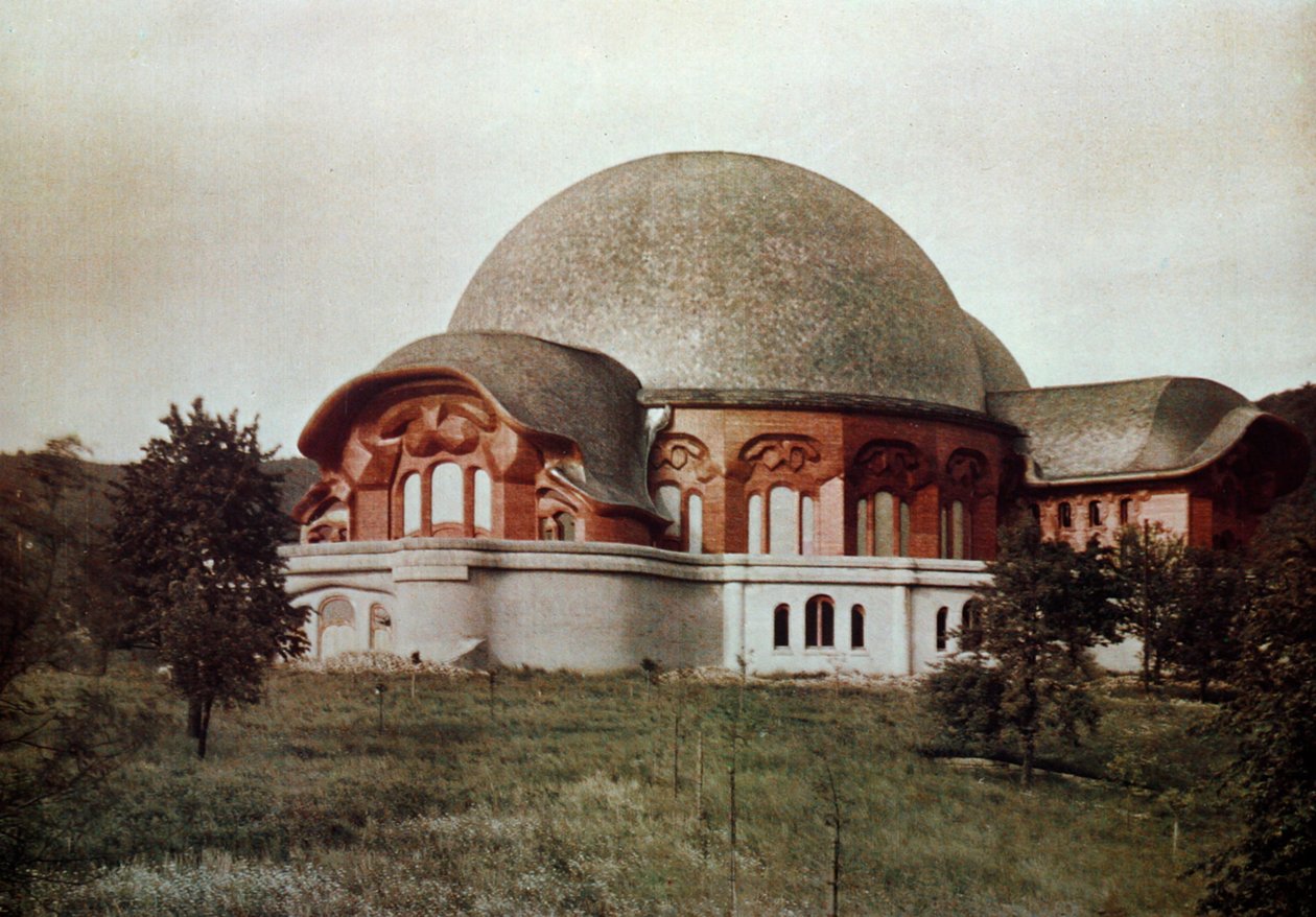 第一张Goetheanum，正面朝南，瑞士多纳赫，1922年 作者 不明
