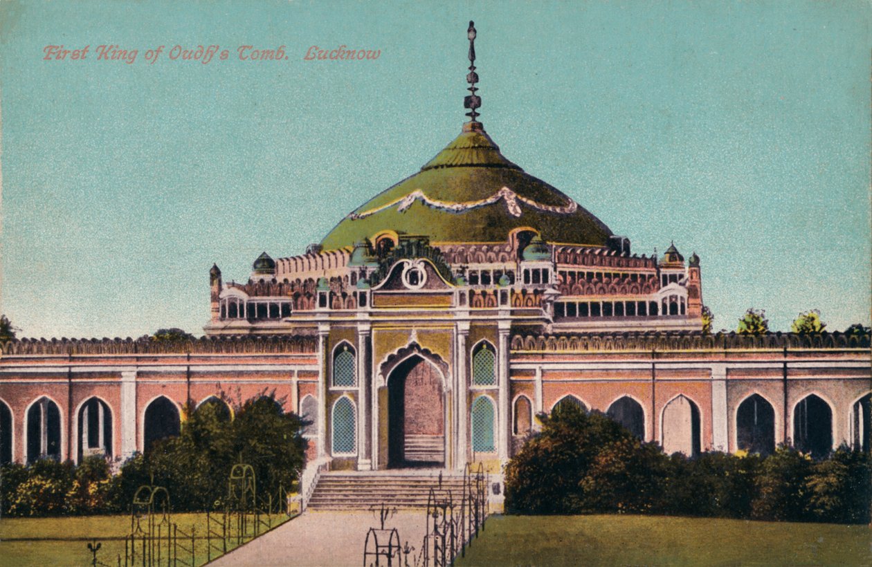 Oudhs墓的第一任国王。拉克瑙，c1900 作者 不明