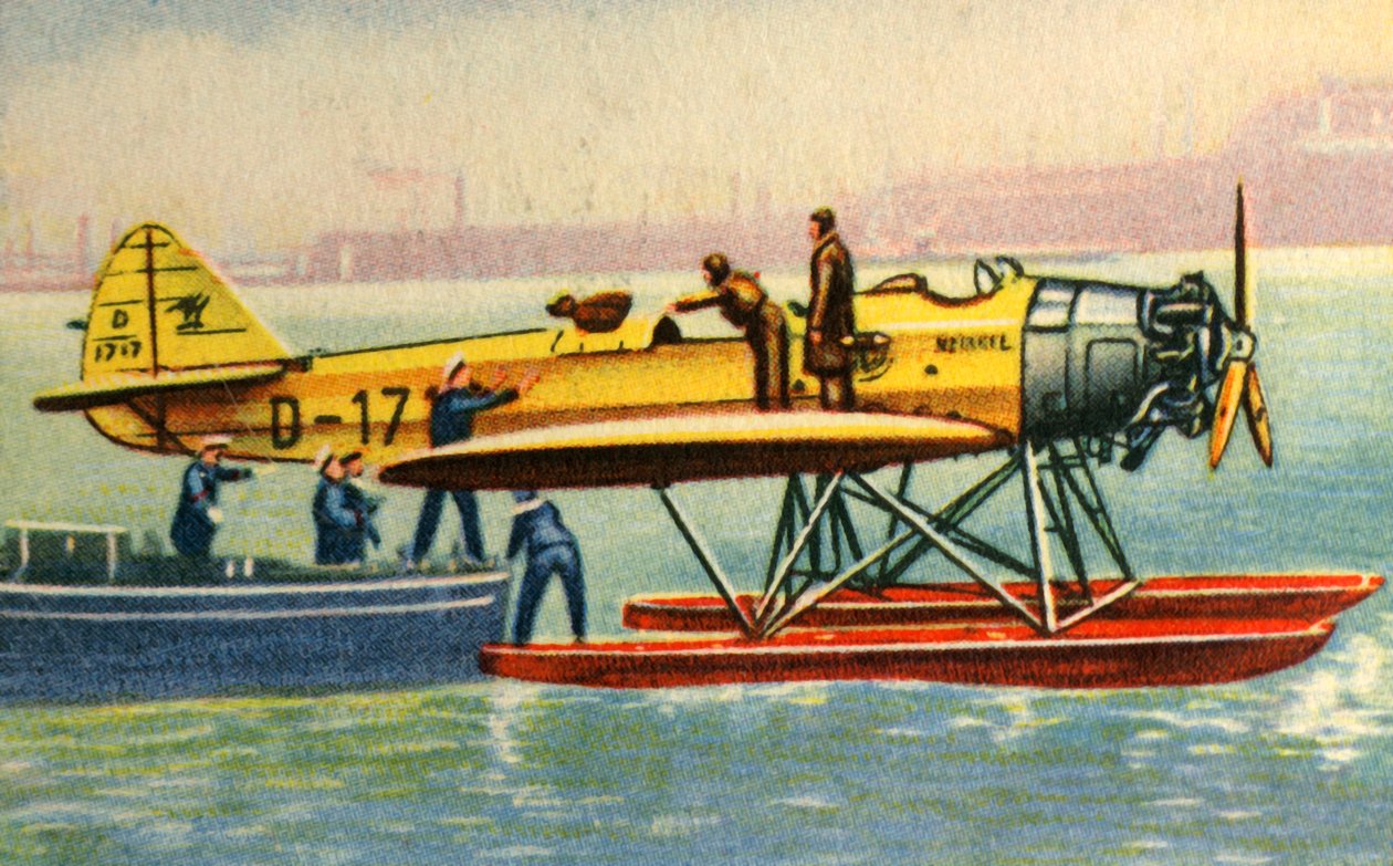1929年，1932年投递了第一弹射器。 作者 不明