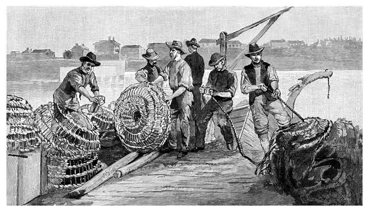 渔人码头，1886年 作者 不明