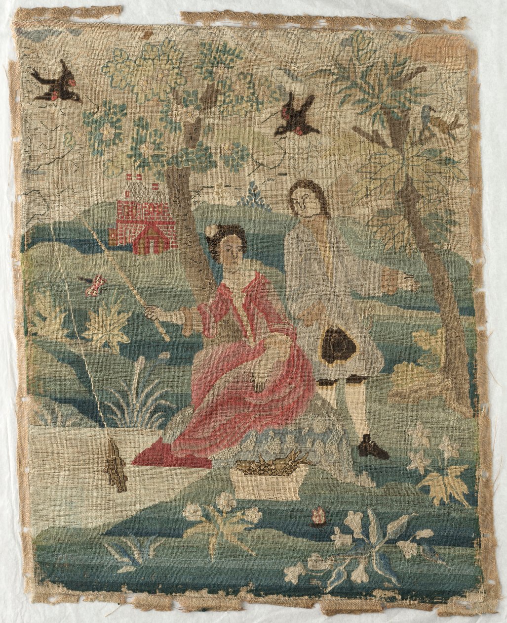 渔妇，1700年代。 作者 不明