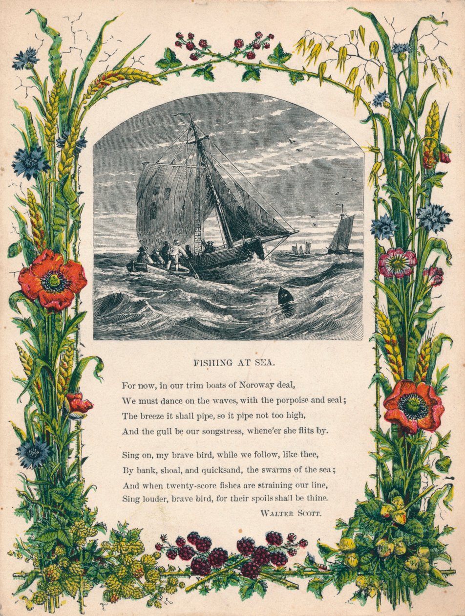 沃尔特·斯科特（Walter Scott）海上钓鱼，摄于c1900年 作者 不明