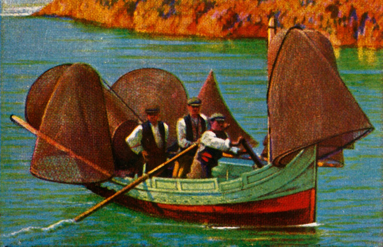 马耳他马耳他渔船，摄于1928年。 作者 不明