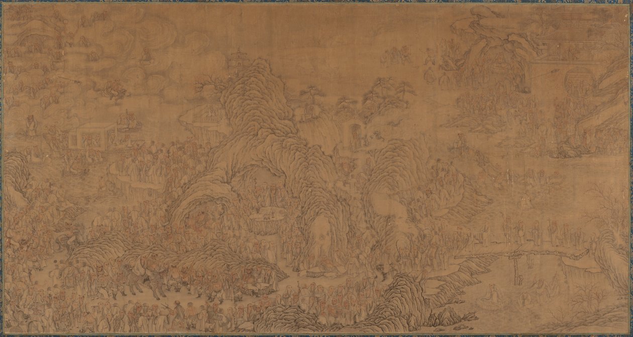 五百罗汉》，明朝，16-17世纪。 作者 不明