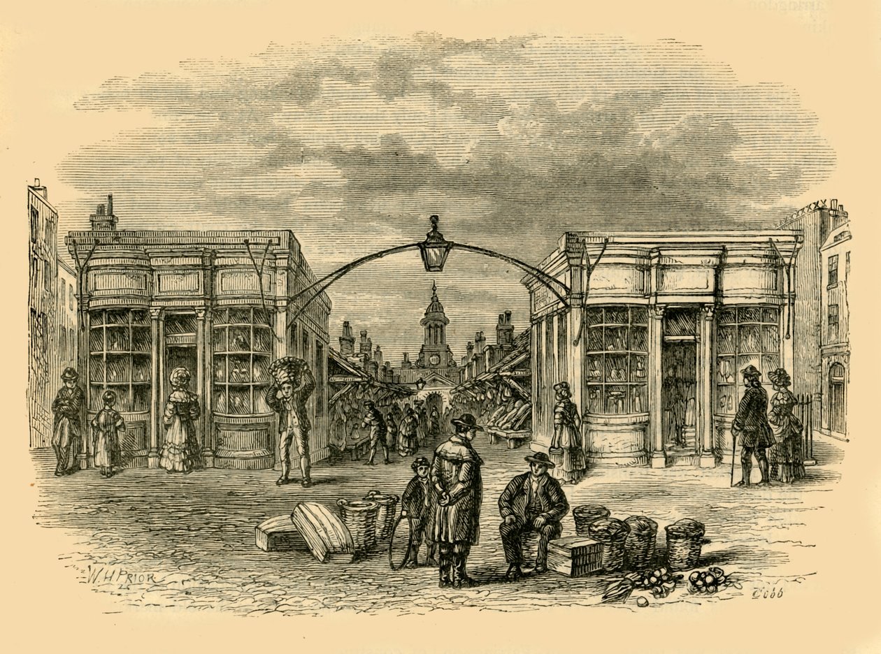 机队市场，c1872。 作者 不明