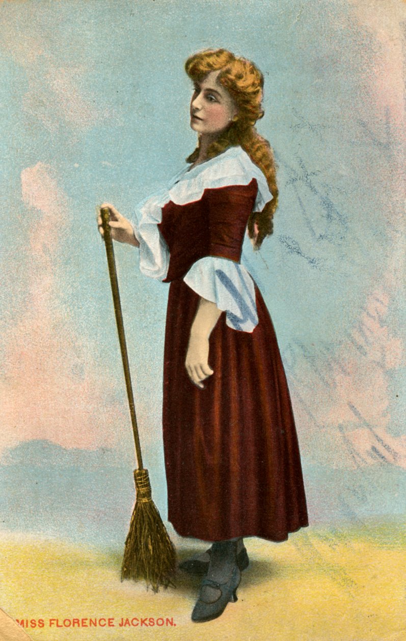 英国女演员佛罗伦萨·杰克逊（Florence Jackson），c1908 作者 不明