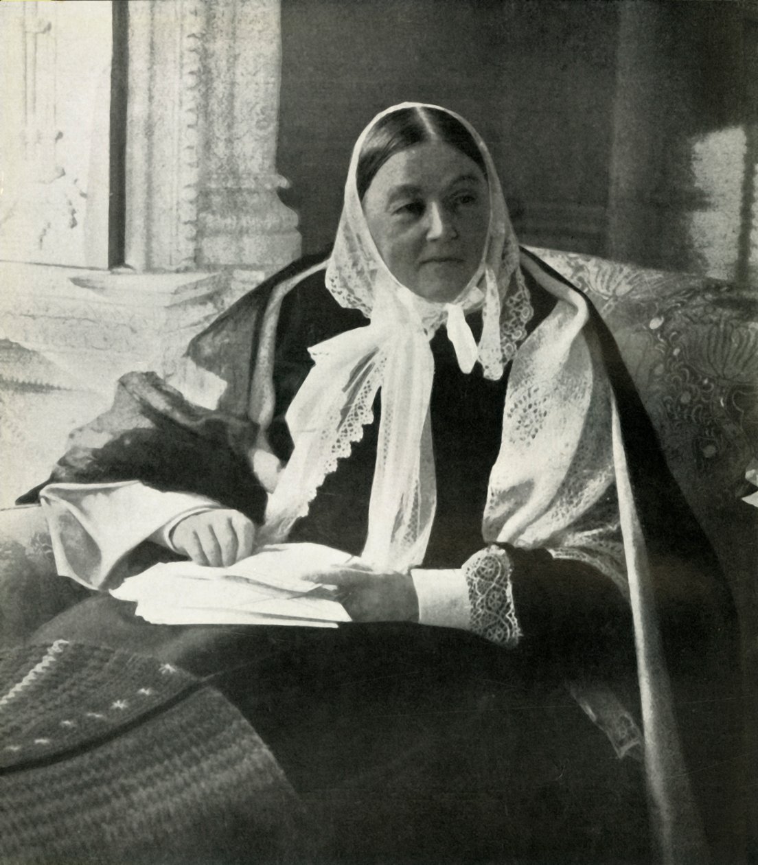 佛罗伦萨·南丁格尔（Florence Nightingale），摄于1900年，1947年。 作者 不明