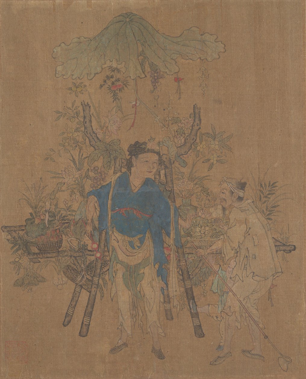 鲜花供应商。 作者 不明