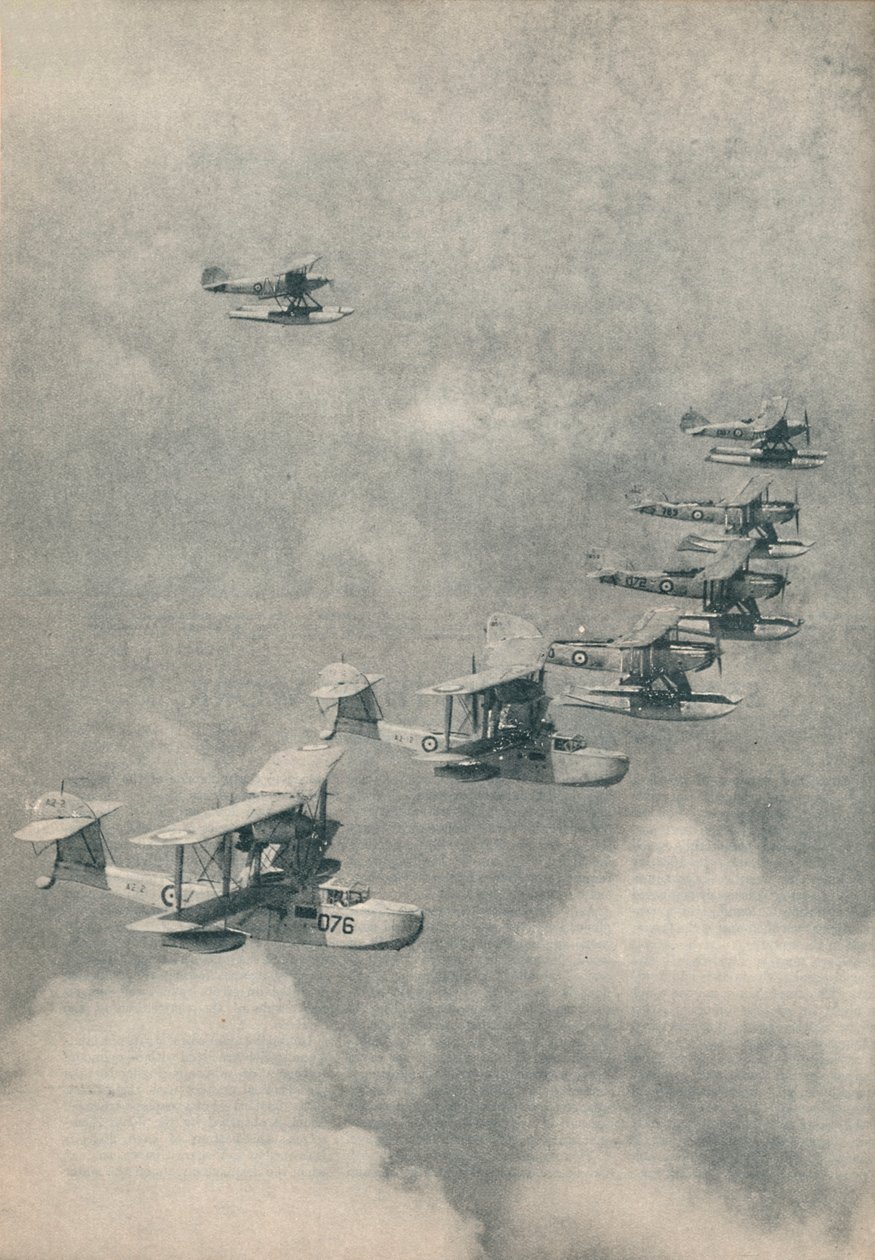 皇家海军航空母舰的飞行船和水上飞机，c1936 c1937 作者 不明