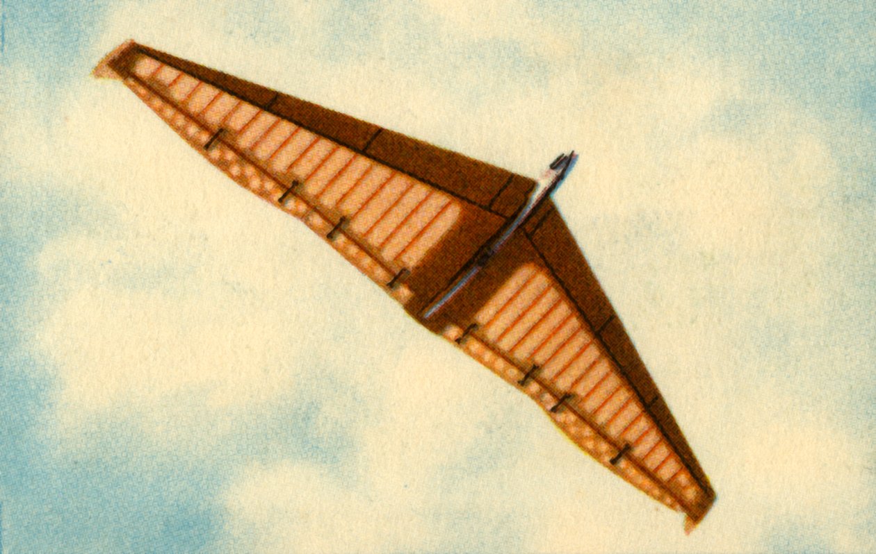 飞行翼模型飞机，1932年。 作者 不明