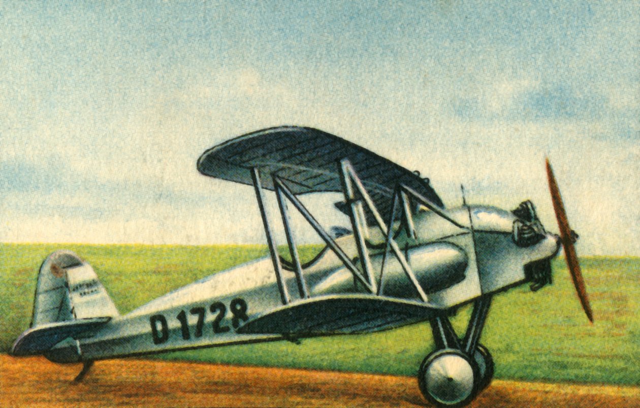 Focke-Wulf S 24一架Kiebitz双翼飞机，1920年代，1932年。 作者 不明
