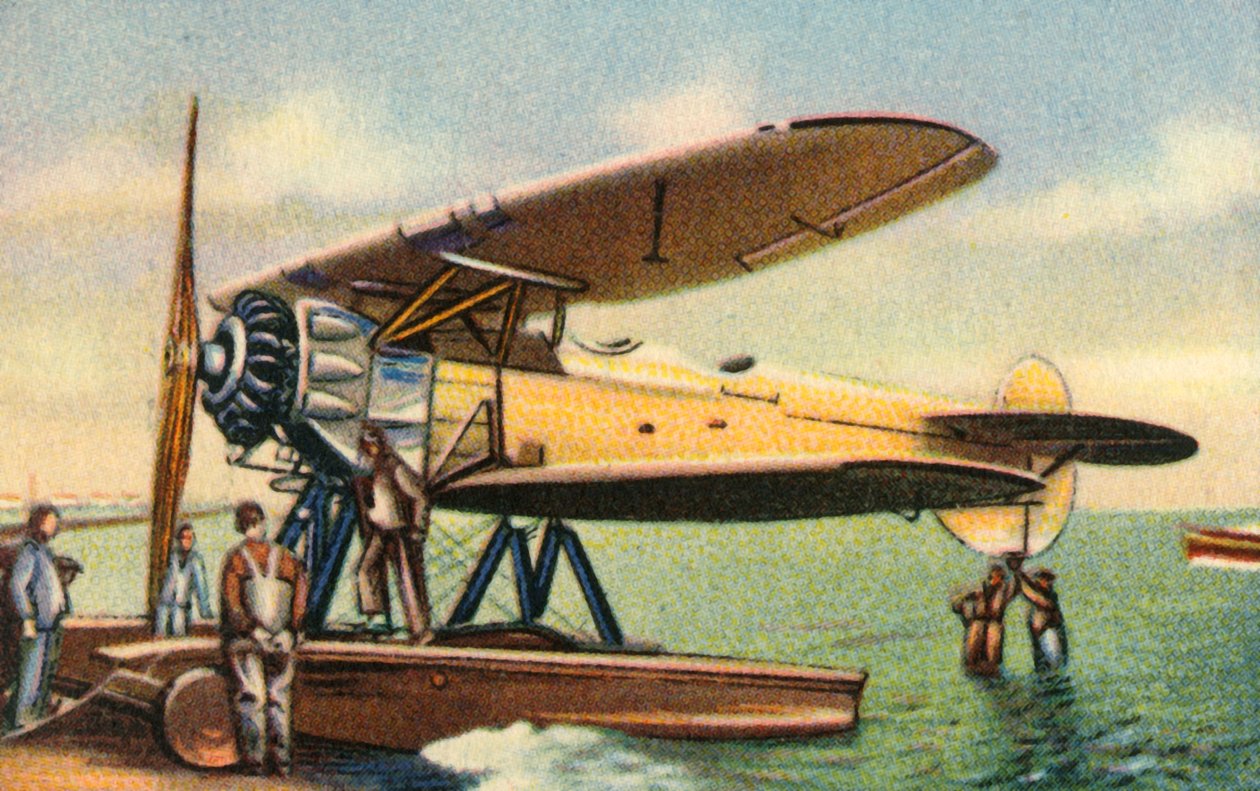 Focke-Wulf W 4水上飞机，1920年代，1932年。 作者 不明