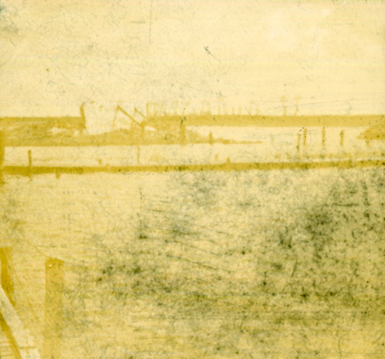比利时兰斯卡佩勒（Ramskapelle）的人行天桥，c1914-c1918 作者 不明