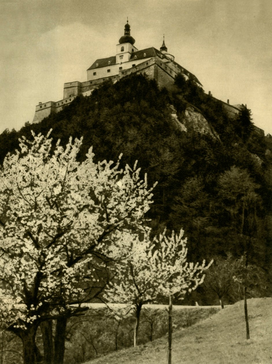 Forchtenstein城堡，布尔根兰州，奥地利，c1935年。 作者 不明