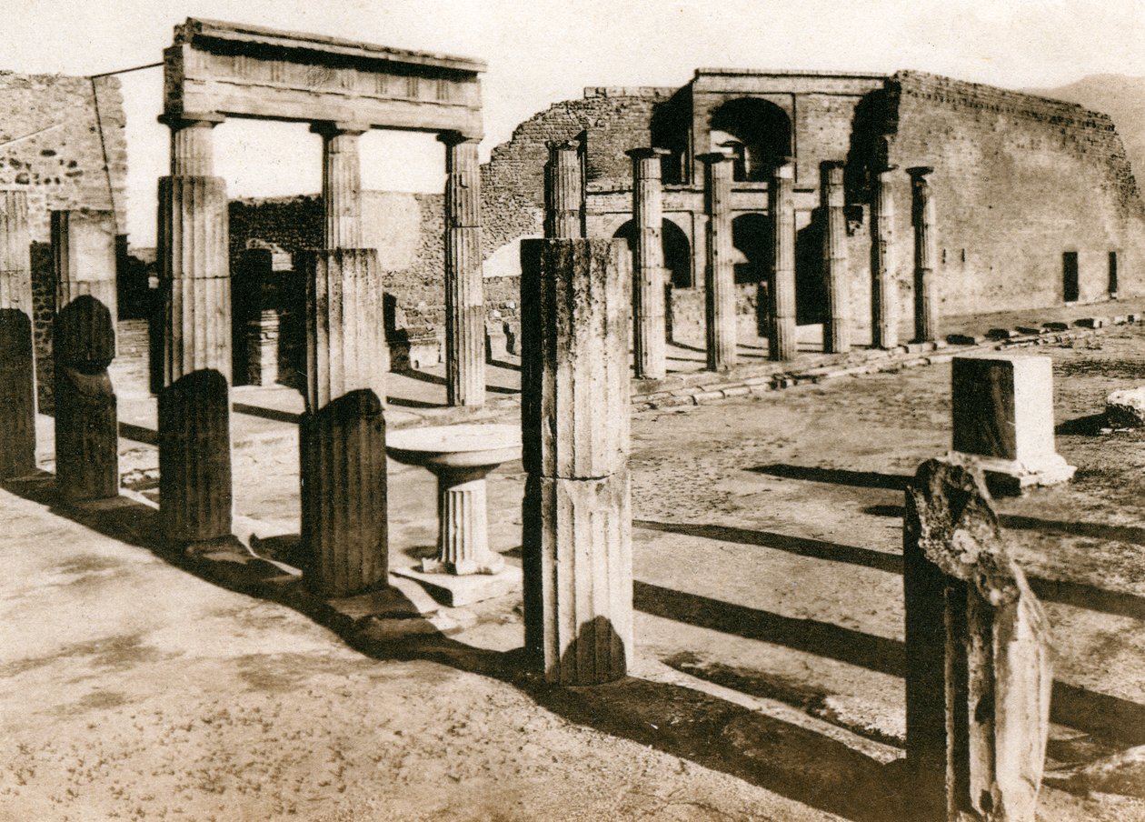 三角孔，庞贝城，意大利，c1900s 作者 不明