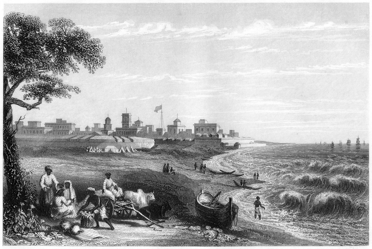 乔治堡，印度马德拉斯，c1860 作者 不明