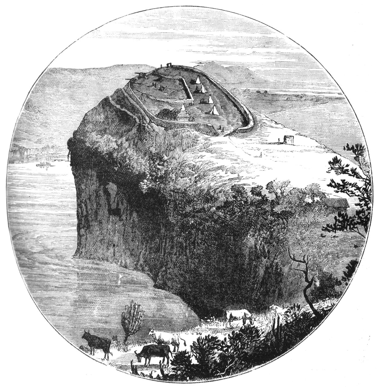 皮尔森堡，图格拉河下游，c1880 作者 不明