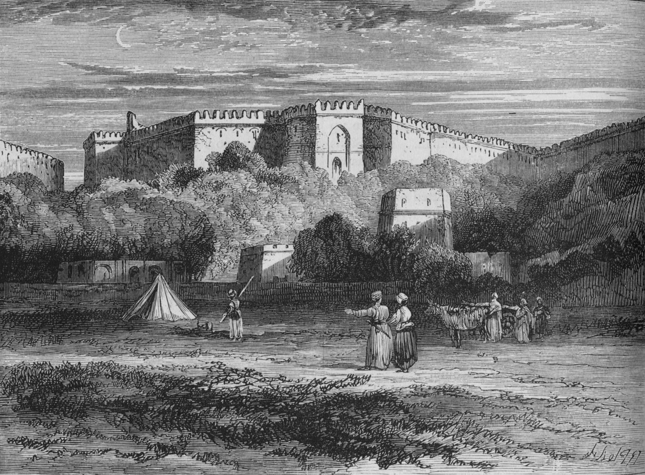 Chillianwallah附近的罗塔斯堡（Fort Rhotas），建于1880年 作者 不明