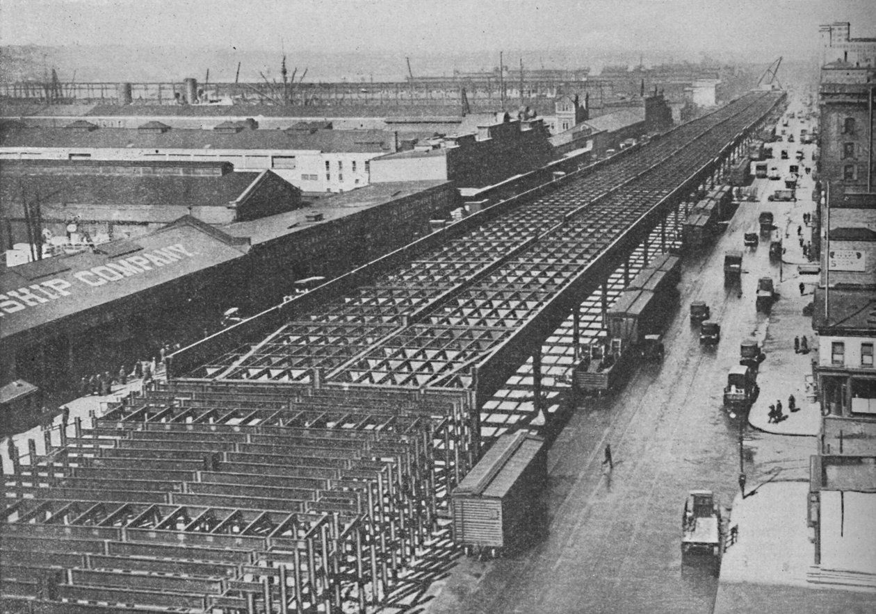 1935年，纽约市四英里超速驾驶 作者 不明