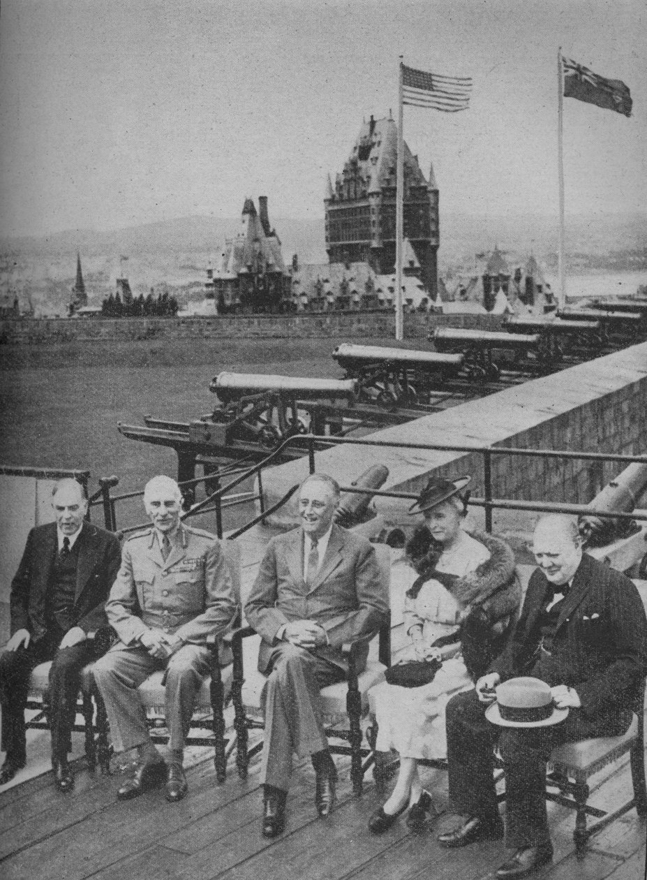 第四届丘吉尔·罗斯福会议，1943-44年 作者 不明