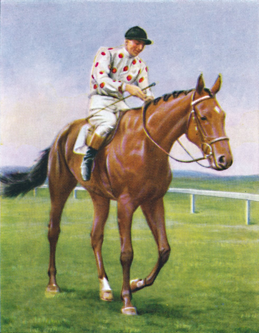 Foxbrough II，骑师：P。Beasley，1939年 作者 不明