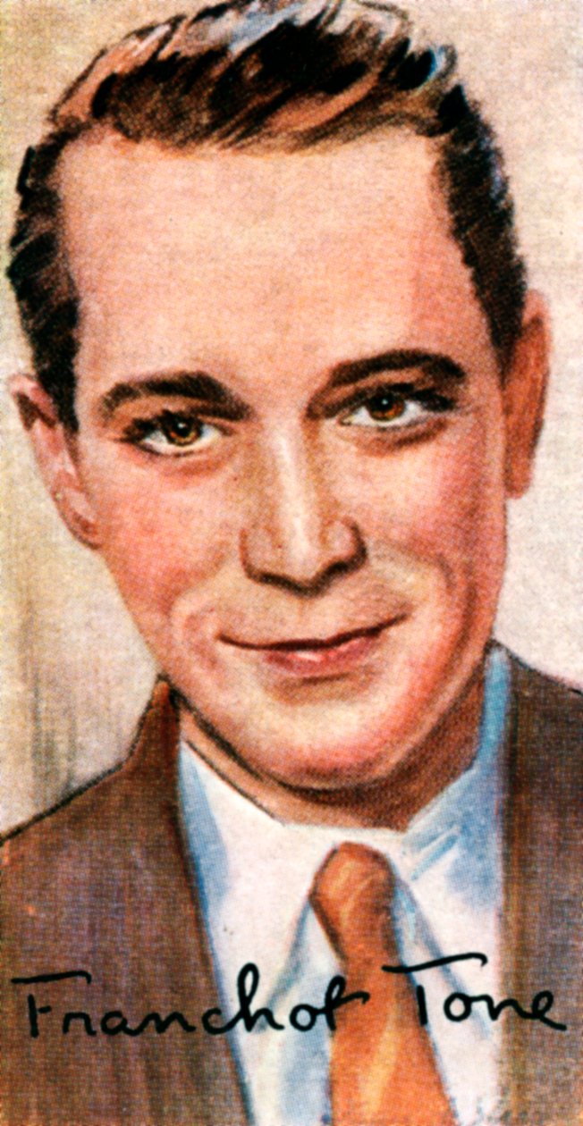 Franchot Tone，1905-1968年，美国演员，二十世纪 作者 不明