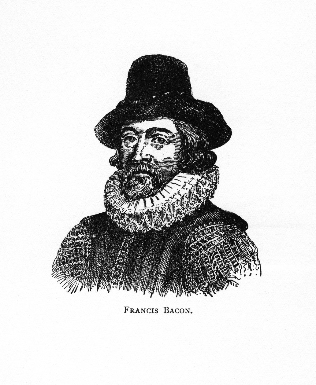 弗朗西斯·培根（Francis Bacon），第一任圣奥尔本斯子爵，英国哲学家，科学家和政治家，二十世纪 作者 不明