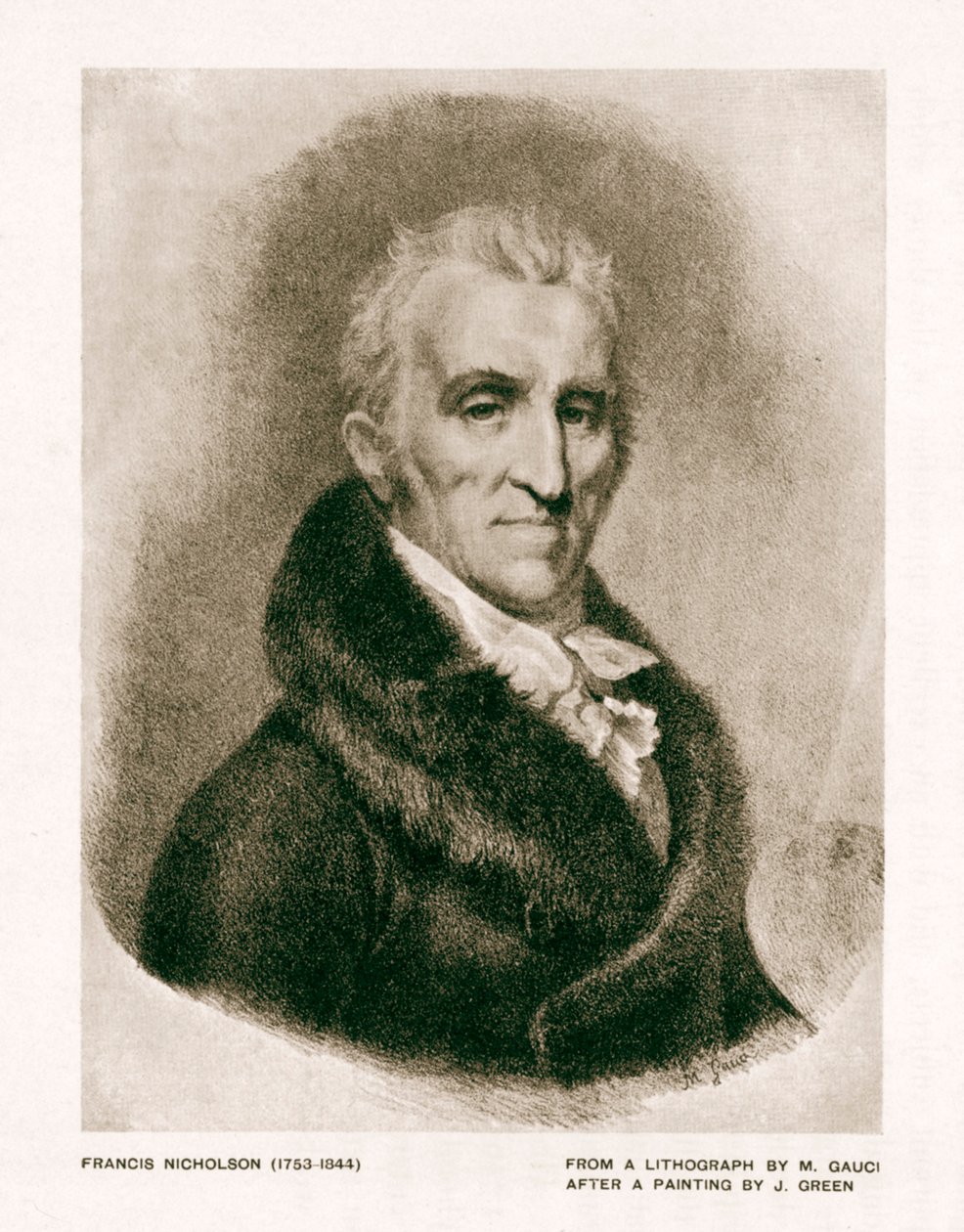 弗朗西斯·尼科尔森（Francis Nicholson）1753-1844，c1900。 作者 不明
