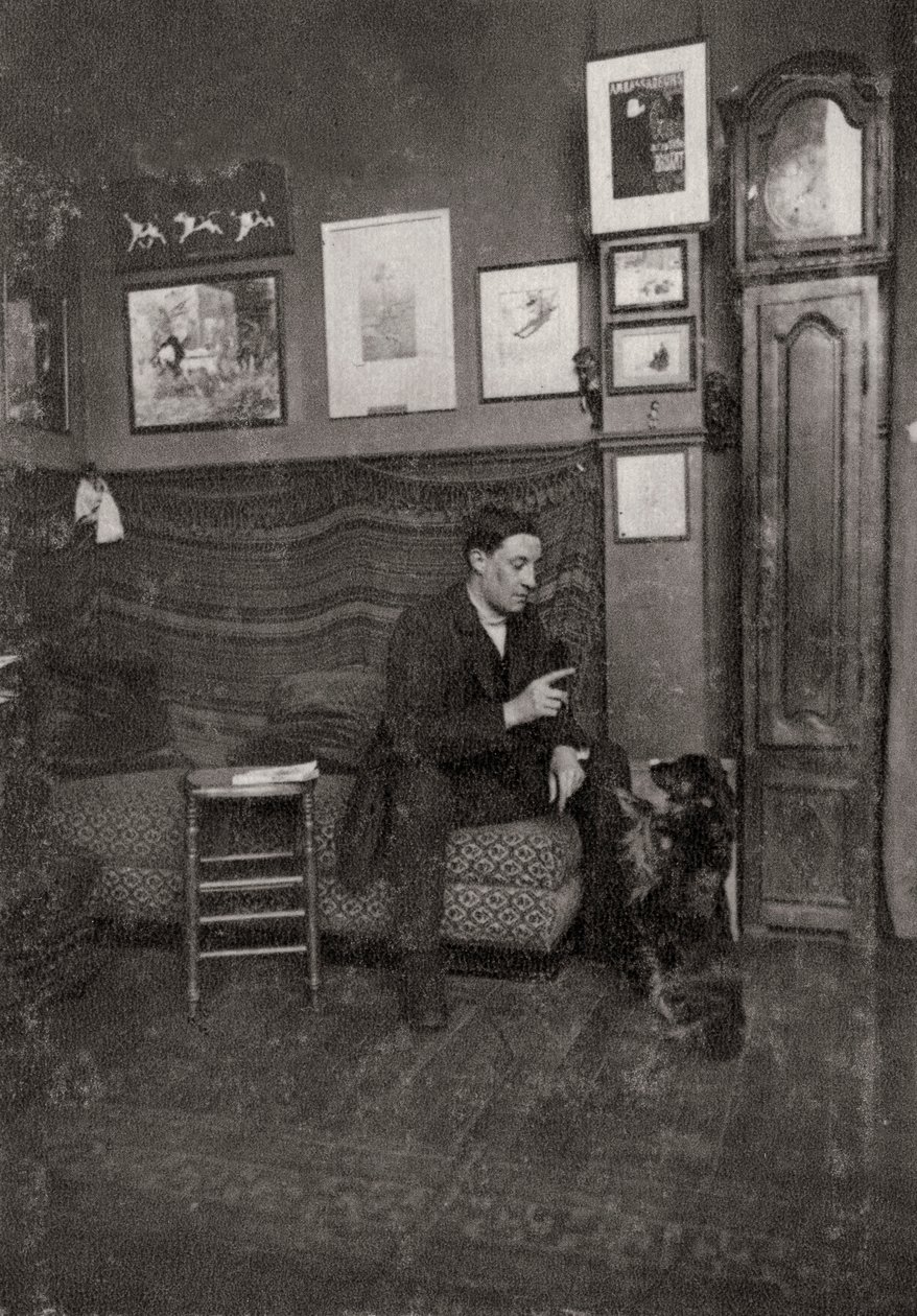 Francisque Poulbot，法国漫画家和插画家，1909年 作者 不明
